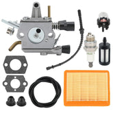 Hipa Carburetor Kit for Stihl FS250R FS250 FS120 FS120R FS200 FS200R FS300 FS350 String Trimmer Parts # 4134-120-0651 C1Q-S51C